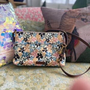Floral Fossil Crossbody Bag - Multicolor